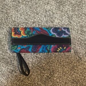 Colorful Floral Women's Clutch